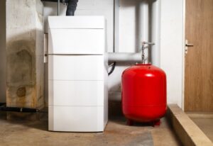oil,condensing,boiler,with,expansion,vessel,in,boiler,room,or